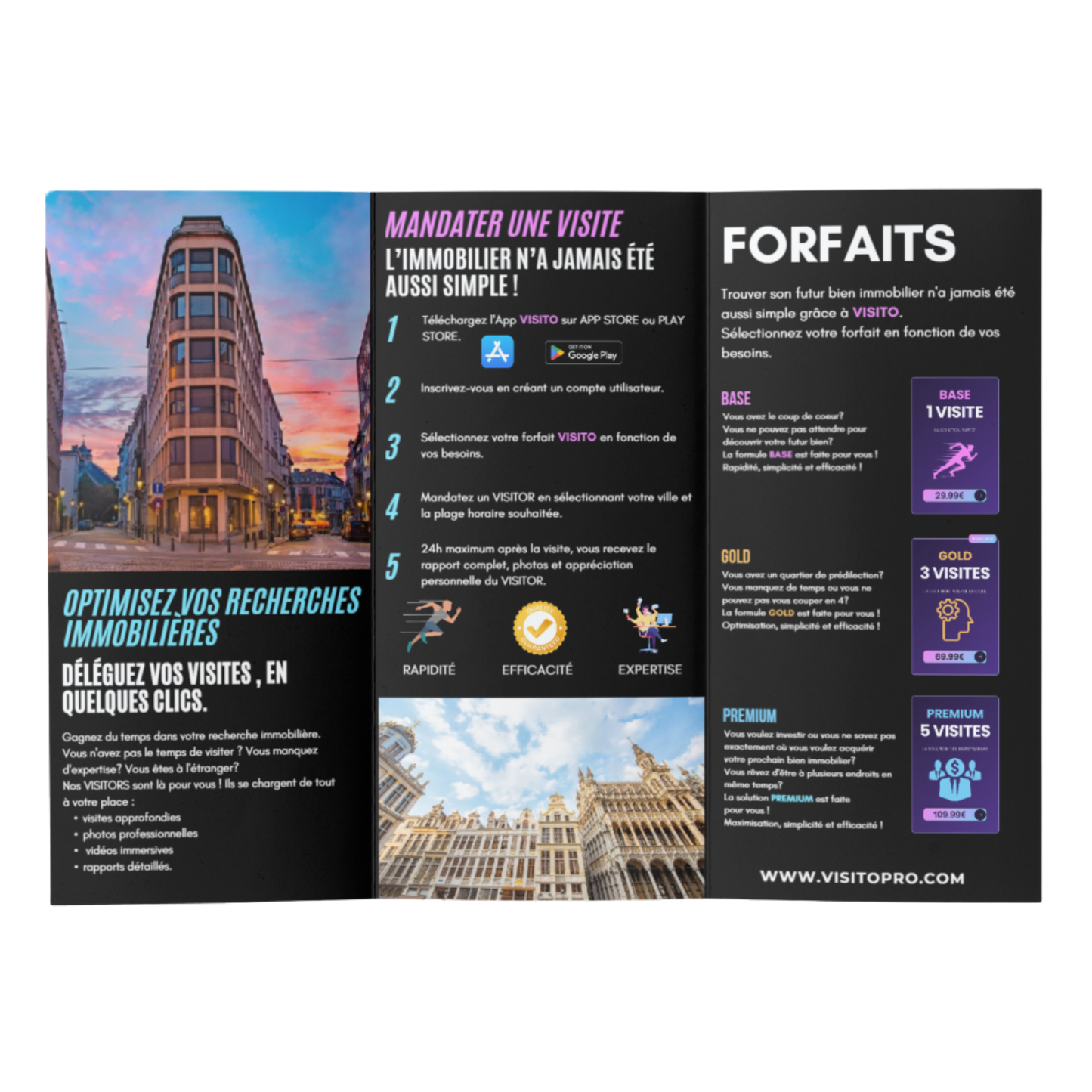 BROCHURES ET DÉPLIANTS